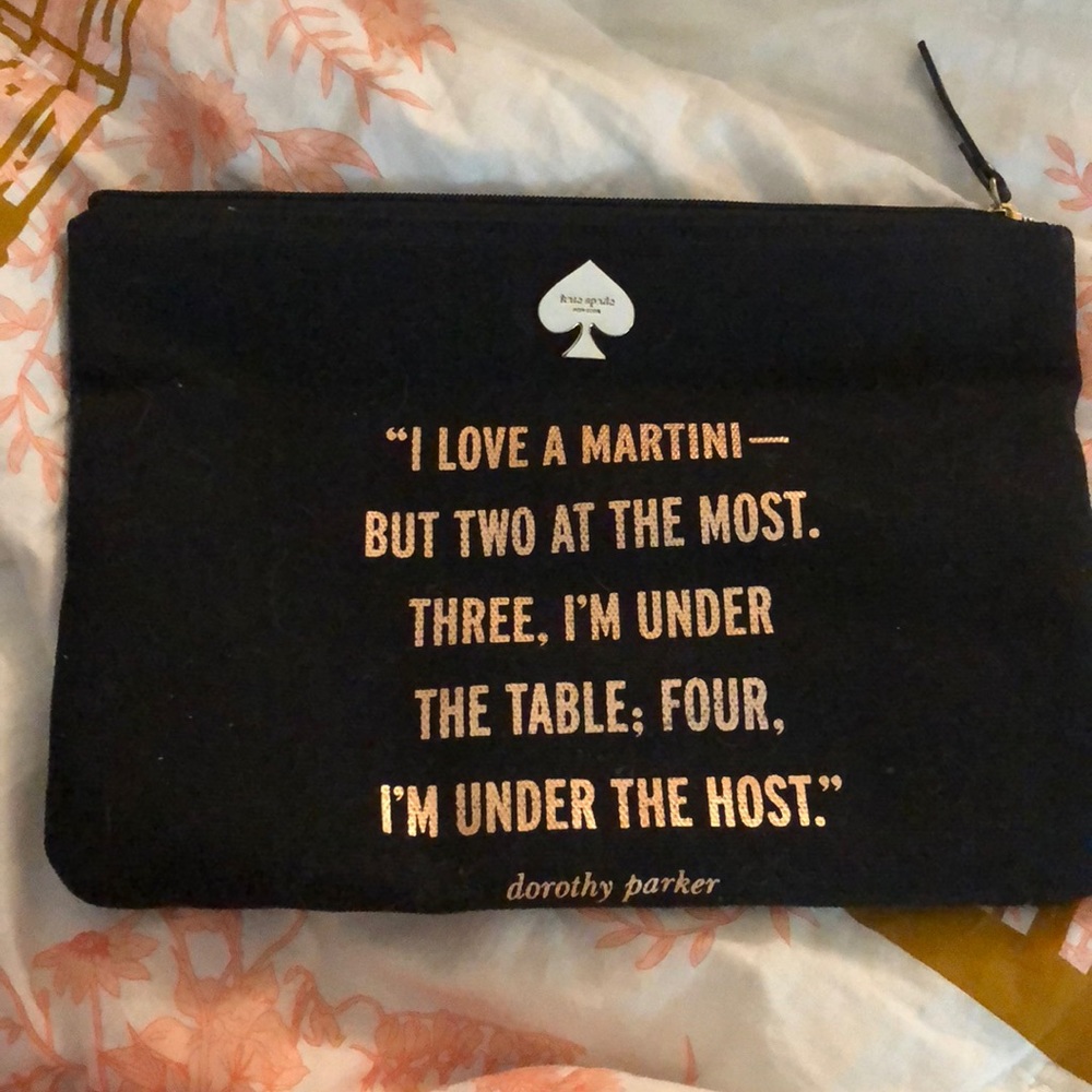 Kate Spade Canvas Clutch